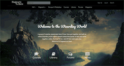 Desktop Screenshot of hogwartsishere.com